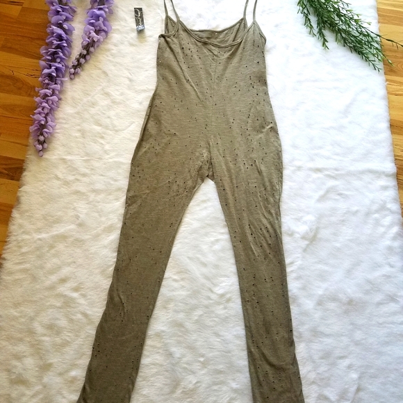 Topia Pants - Army Green Jumpsuit